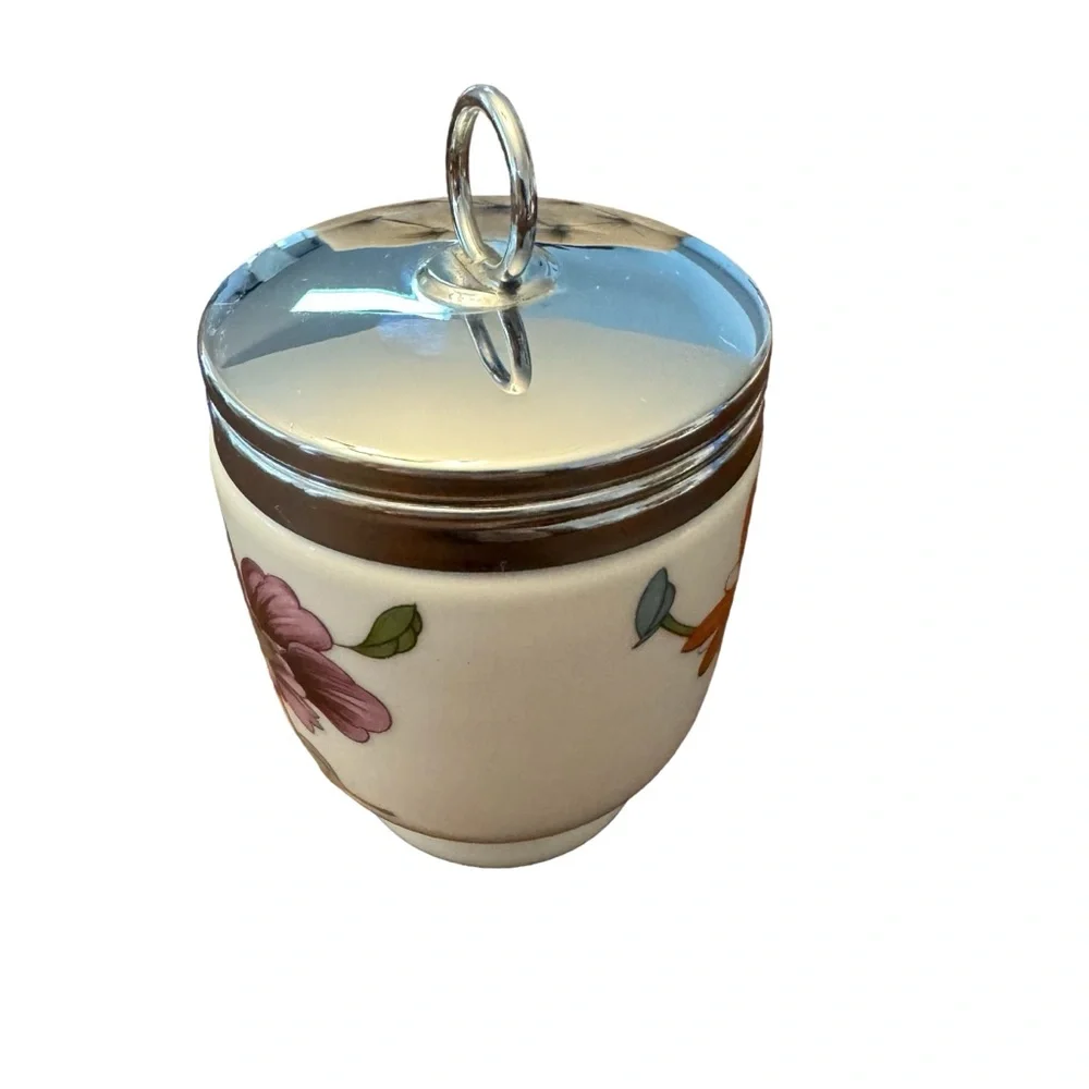 Royal Worcester Atsley King Size Egg Coddler Porcelain